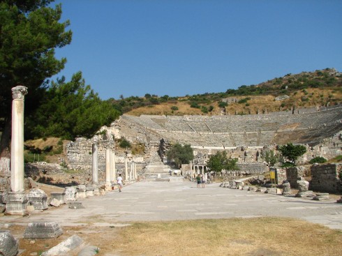 Afesos, greke koine, Kusadasi, Tyrkia, Hellas