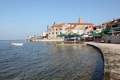 Umag, gamlebyen, middelalder, historisk bysenter, Istria, Kroatia