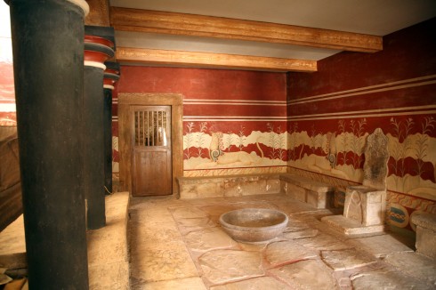 Knossos, Heraklion, Kreta, antikken, minoerne, Hellas