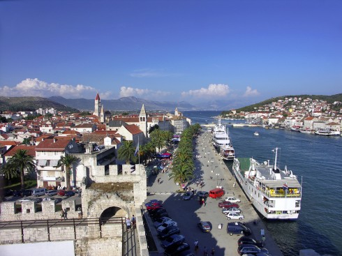 Trogir, Split, Adriaterhavet, gamlebyen, historisk bysenter, Unescos liste over Verdensarven, romertid, middelalder, Makarskakysten, Split og øyene, Kroatia