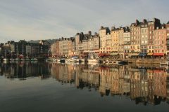 Honfleur, Église Saint-Étienne, Vieux Bassin, impresjonistene, Hundreårskrigen, Normandie, Calvados, Vest-Frankrike