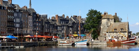 Honfleur, Calvados, Normandie, Vest-Frankrike, Frankrike