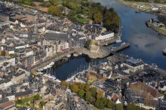 Honfleur, impresjonistene, Normandie, Calvados, Vest-Frankrike