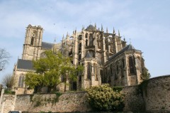  Le Mans, Maine, Vieux Mans, Sarthe, La Cité Plantagenét, romertid, middelalder, Henry den II. La Reine Berenger, Cathédrale Saint-Julien de Le mans, Unescos liste over Verdensarven, Vest-Frankrike, Frankrike