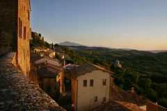 Madonna di San Biagio, Montepulciano, gamleby, historisk, Toscana, Midt-Italia, Italia