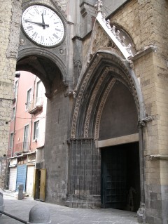 chiesa San Elegio, Napoli, renessanse,middelalder, historisk bydel, gamleby, Campania, Sør-Italia, Italia