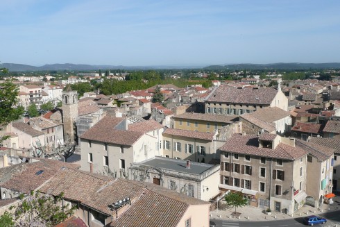 Orange, romertid, teater, triumfbue, Provence, Cote d'Azur, Sør-Frankrike, Frankrike