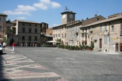 Piazza della Republica, Orvieto, middelalder, Umbria, Midt-Italia, italia