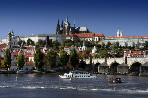 St Vitus katedral, Karlsbroen, Praha, Stare Mesto, Unesco Verdensarven, middelalder, markedsplassen, Böhmen, Tsjekkia