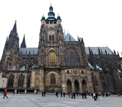 St Vitus-katedralen, Praha, Stare Mesto, Unesco Verdensarven, middelalder, markedsplassen, Karlsbroen, Böhmen, Tsjekkia