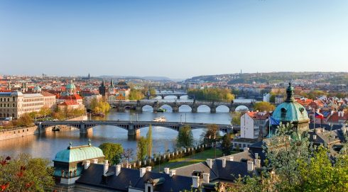 Borghøyden, St Vitus, Praha, Stare Mesto, Unesco Verdensarven, middelalder, markedsplassen, Karlsbroen, Böhmen, Tsjekkia