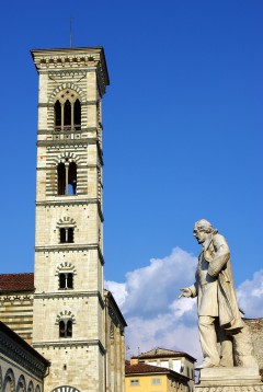 Duomo, campanile, Prato, gamleby, middelalder, romansk, historisk, Toscana, Midt-Italia, Italia