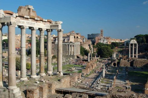 Forum Romanum, Roma, Unescos liste over Verdensarven, romerriket, Forum, antikken, historiske bydeler, gamlebyen, Trastevere, den evige stad, Tiber, Vatikanet, Panthon, Roma, Midt-Italia, Italia