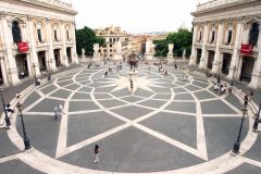 Piazza Campidoglio, Roma, Unescos liste over Verdensarven, romerriket, Forum, antikken, historiske bydeler, gamlebyen, Trastevere, den evige stad, Tiber, Vatikanet, Panthon, Roma, Midt-Italia, Italia