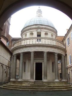 Bramantes Tempietto, Roma, Unescos liste over Verdensarven, romerriket, Forum, antikken, historiske bydeler, gamlebyen, Trastevere, den evige stad, Tiber, Vatikanet, Panthon, Roma, Midt-Italia, Italia