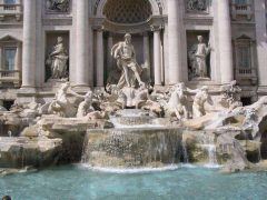 Trevif-ontenen, Fontana di Trevi, Roma, Unescos liste over Verdensarven, romerriket, Forum, antikken, historiske bydeler, gamlebyen, Trastevere, den evige stad, Tiber, Vatikanet, Panthon, Roma, Midt-Italia, Italia