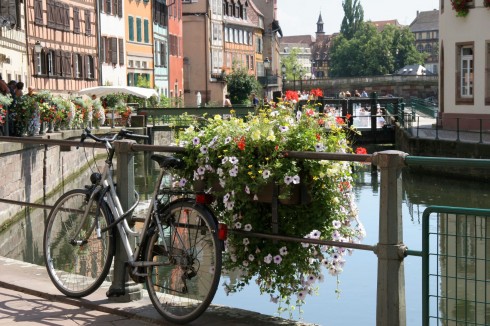 Strasbourg, Grand Île, gamleby, historiske bysenter, Unescos liste over Verdensarven, bindingsverk, kanaler, Palais Rohan, Nord-Frankrike, Frankrike