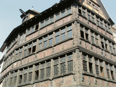 Strasbourg, Maison Kammerzell, Grand Île, gamleby, historiske bysenter, Unescos liste over Verdensarven, bindingsverk, kanaler, Palais Rohan, Nord-Frankrike, Frankrike