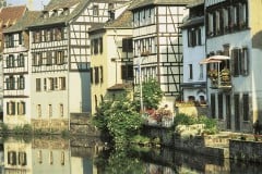  Strasbourg, Musée Alsacien, Grand Île, gamleby, historiske bysenter, Unescos liste over Verdensarven, bindingsverk, kanaler, Palais Rohan, Nord-Frankrike, Frankrike