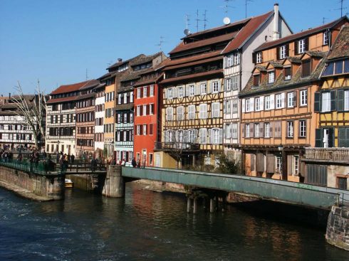  Strasbourg, Musée Alsacien, Grand Île, gamleby, historiske bysenter, Unescos liste over Verdensarven, bindingsverk, kanaler, Palais Rohan, Nord-Frankrike, Frankrike