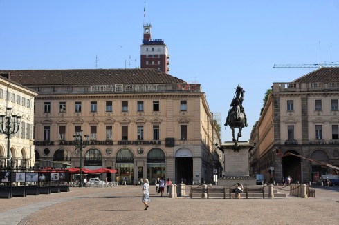 Piazza San Carlos, Torino, Valle d'Aosta og Piemonte, Unescos liste over Verdensarven, barokk-arkitektur, Nord-Italia, Italia 