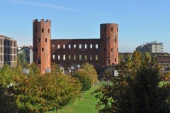 Porta Palatina, Piazza Augusta, Torino, Valle d'Aosta og Piemonte, Unescos liste over Verdensarven, barokk-arkitektur, Nord-Italia, Italia