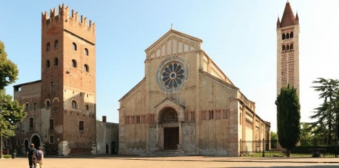 Verona, San Zeno Maggiore, Arena, Piazza delle Erbe, Piazza Signori, Piazza Bra, Unescos liste over Verdensarven, romerriket, antikken, historiske bydeler, gamlebyen, Veneto, Nord-Italia, Italia