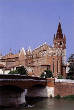 Verona, San Fermo, Arena, Piazza delle Erbe, Piazza Signori, Piazza Bra, Unescos liste over Verdensarven, romerriket, antikken, historiske bydeler, gamlebyen, Veneto, Nord-Italia, Italia