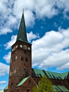 Århus - domkirken, Århus, Jylland, Danmark