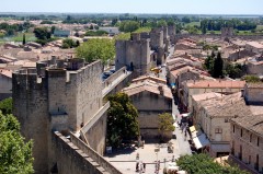 Festningsbyen, Aigues Mortes, middelalder, camargues, Sør-Frankrike, Frankrike