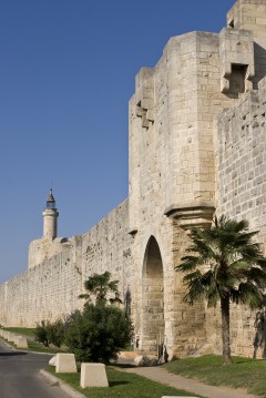 Festningsbyen, Aigues Mortes, middelalder, camargues, Sør-Frankrike, Frankrike