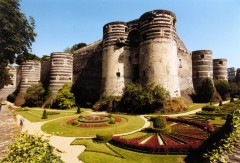 Angers, Anjou, middelalder, historisk, gamleby, Vest-Frankrike, Frankrike