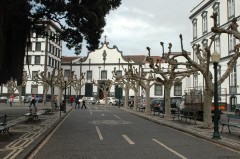 Ponta Delgada på øya Sao Miguel, Azorene, Portugal