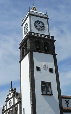 Sao Sebastio i Ponta Delgada på øya Sao Miguel, Azorene, Portugal