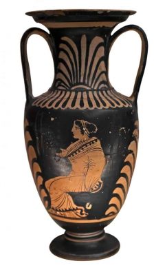 rødfigur vase, gresk, athen