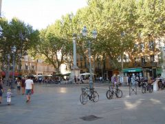 Place Forbin, Cours Mirabeau, Aix-en-Provence, Provence, Cote d'Azur, Sør-Frankrike, Frankrike