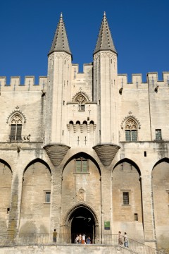  Avignon, Unescos liste over Verdensarven, Pavepalasset, Vieux ville, gamlebyen, middelalder, Rhône, Sør-Frankrike, Frankrike