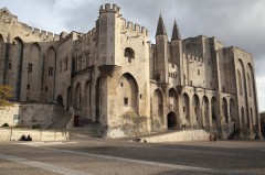  Avignon, Unescos liste over Verdensarven, Pavepalasset, Vieux ville, gamlebyen, middelalder, Rhône, Sør-Frankrike, Frankrike