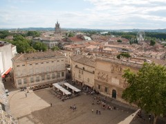  Avignon, Unescos liste over Verdensarven, Pavepalasset, Vieux ville, gamlebyen, middelalder, Rhône, Sør-Frankrike, Frankrike