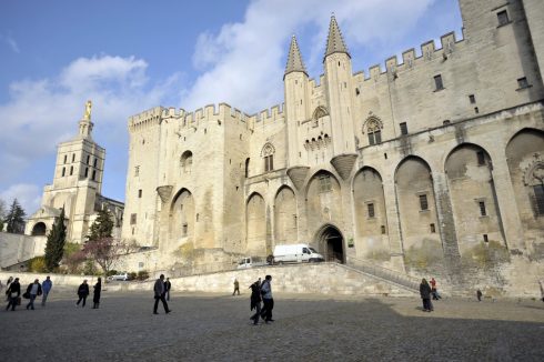  Avignon, Unescos liste over Verdensarven, Pavepalasset, Vieux ville, gamlebyen, middelalder, Rhône, Sør-Frankrike, Frankrike