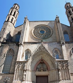 Santa Maria del Mar, Barrio Ghotico, Barcelona, katalansk, Unescos liste over Verdensarven, Catalunia, Spania