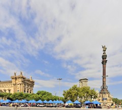 Columbusstøtten, Barcelona, katalansk, Unescos liste over Verdensarven, Antoni Gaudi, Guell, Catalunia, Spania