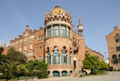 Hospital de la Santa Creu, Art Noveau, Barcelona, katalansk, Unescos liste over Verdensarven, Antoni Gaudi, Guell, Catalunia, Spania