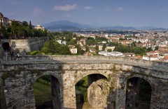  Bergamo Alta, Porta San Giacomo, Lombardia, Nord-Italia, Italia