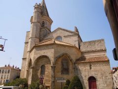 Église de la Madeleine, Vieux Ville, Béziers, Languedoc, Sør-Frankrike, Frankrike