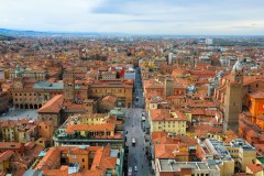 Via Ugo Bassi, Bologna, Unescos liste over Verdensarven, middelalderen, historiske bydeler, gamlebyen, Emilia-Romagna, Nord-Italia, Italia