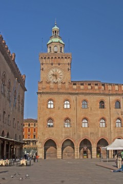 Piazza Comunale, Bologna, Unescos liste over Verdensarven, middelalderen, historiske bydeler, gamlebyen, Emilia-Romagna, Nord-Italia, Italia