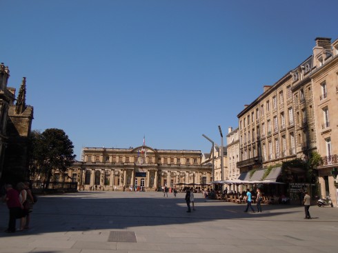 Hotel de Ville, Musée de Beau Arts, Bordeaux, Medoc, Unescos liste over Verdensarven, Vieux ville, gamlebyen, middelalder, Sør-Frankrike, Frankrike