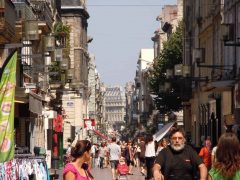 Rue Ste. Catherine, Bordeaux, Medoc, Unescos liste over Verdensarven, Vieux ville, gamlebyen, middelalder, Sør-Frankrike, Frankrike