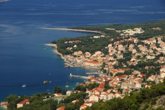 Brac, Bol, Det gylne horn, den gylne stranden, Dalmatia, Makarskakysten, Split og øyene, Kroatia